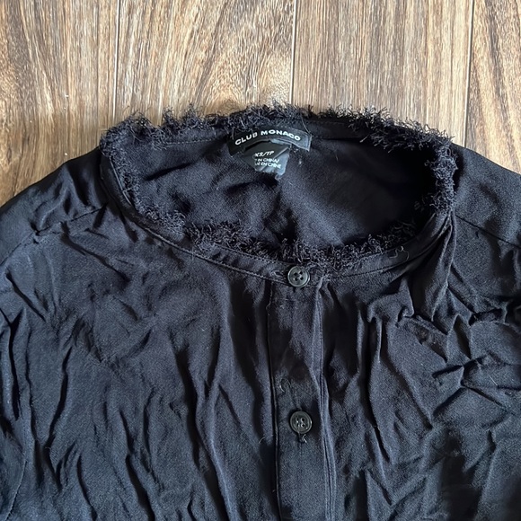 Club Monaco - Black Blouse XS - Picture 2 of 3